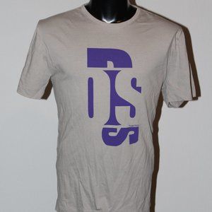 Hugo Boss Grey and Purple T Shirt Tag Size XL (fits closer to L)